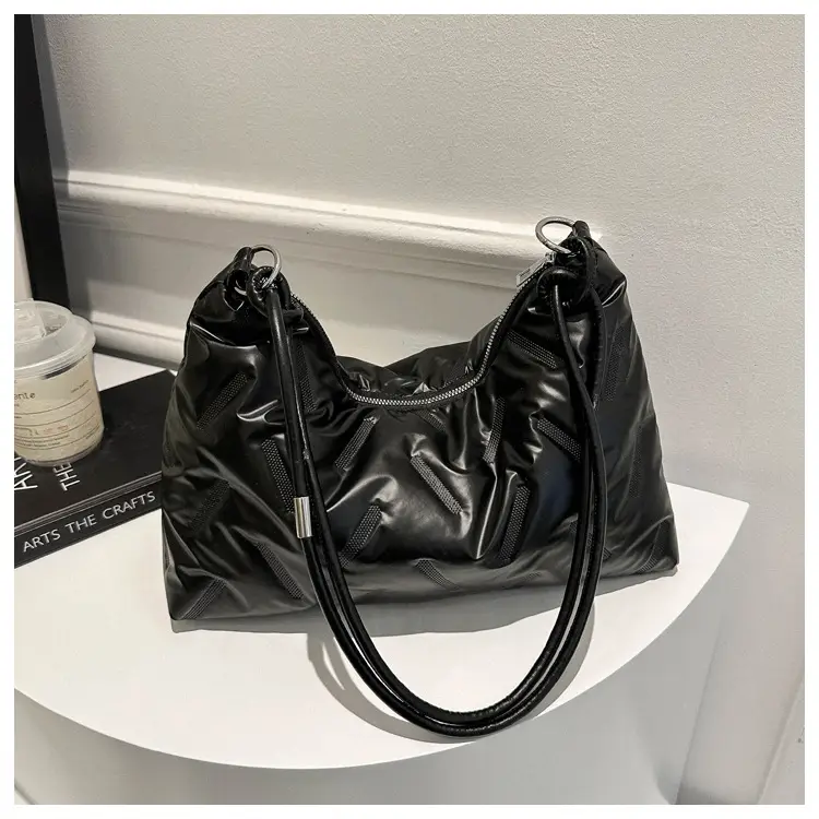 Black Cotton Shoulder Bag for Women 2024 — feature 10