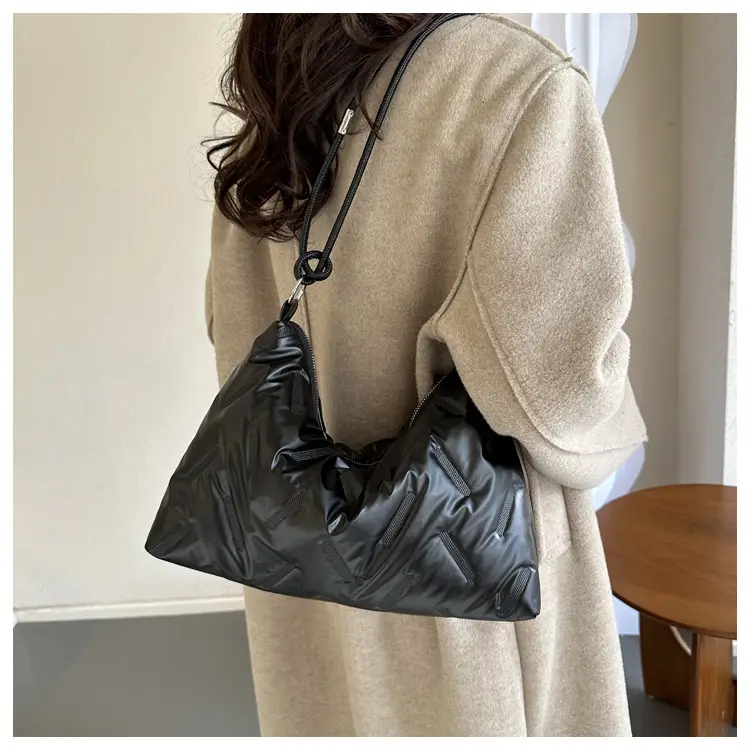 Black Cotton Shoulder Bag for Women 2024 — feature 16