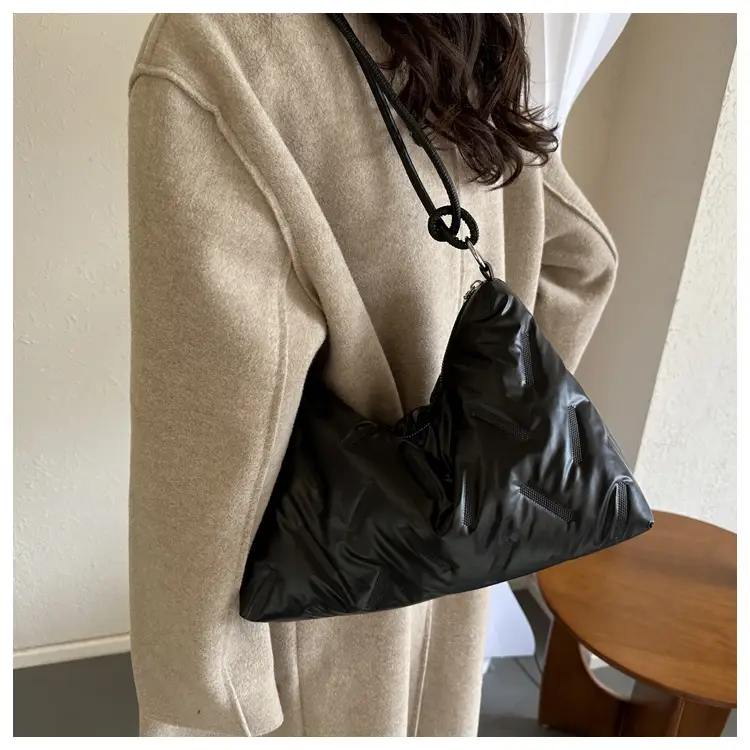 Black Cotton Shoulder Bag for Women 2024 — feature 17