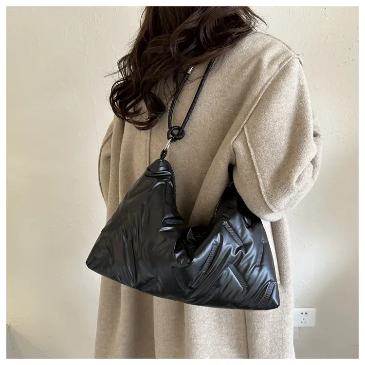 Black Cotton Shoulder Bag for Women 2024 — feature 18