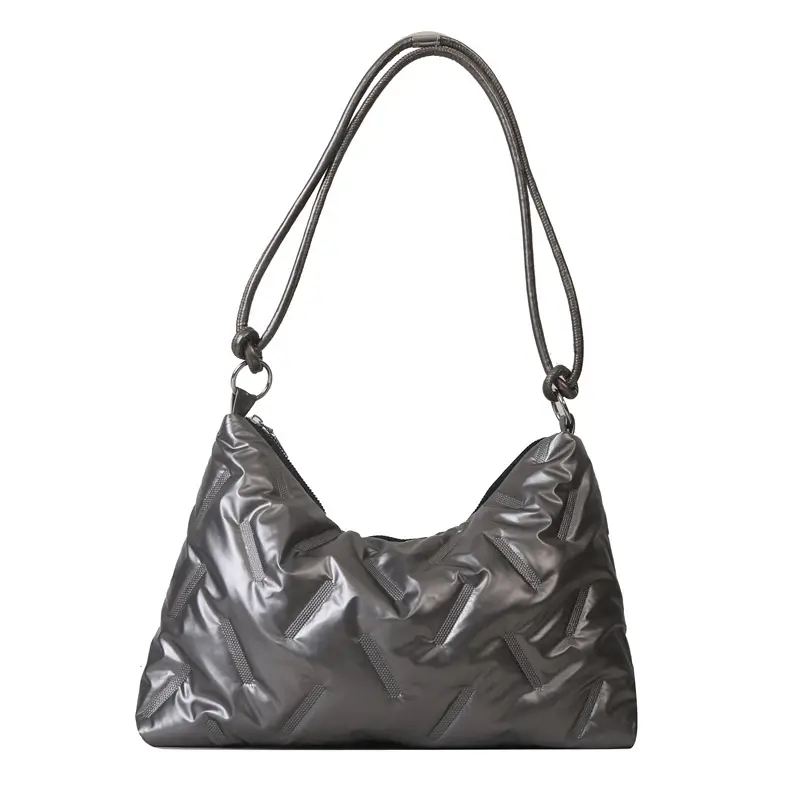 Black Cotton Shoulder Bag for Women 2024 - Image 3
