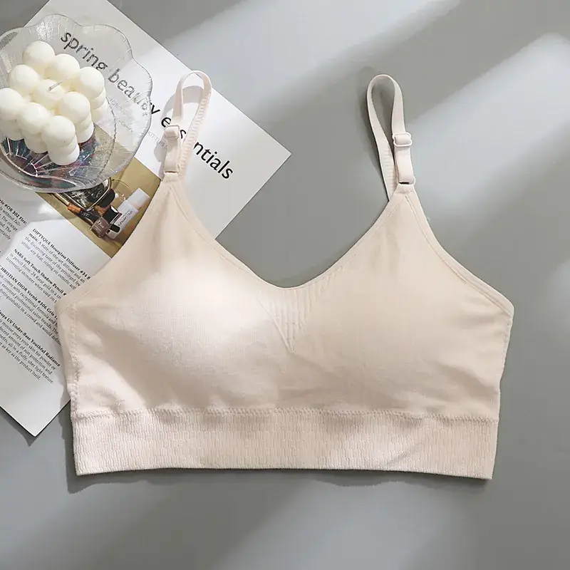 Black V-Neck Vests for Girls Underwear Summer - Image 7
