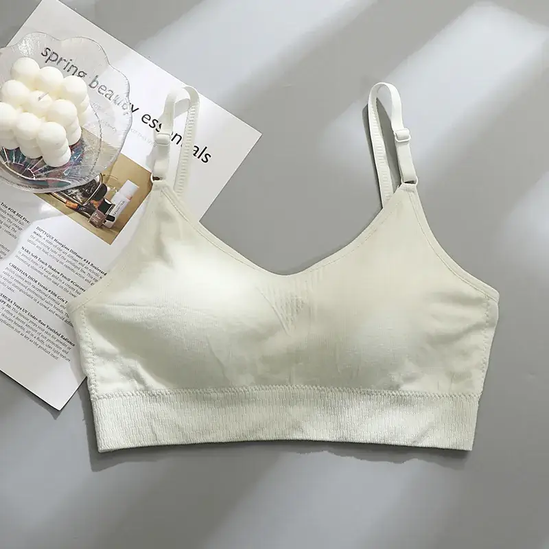 Black V-Neck Vests for Girls Underwear Summer - Image 8