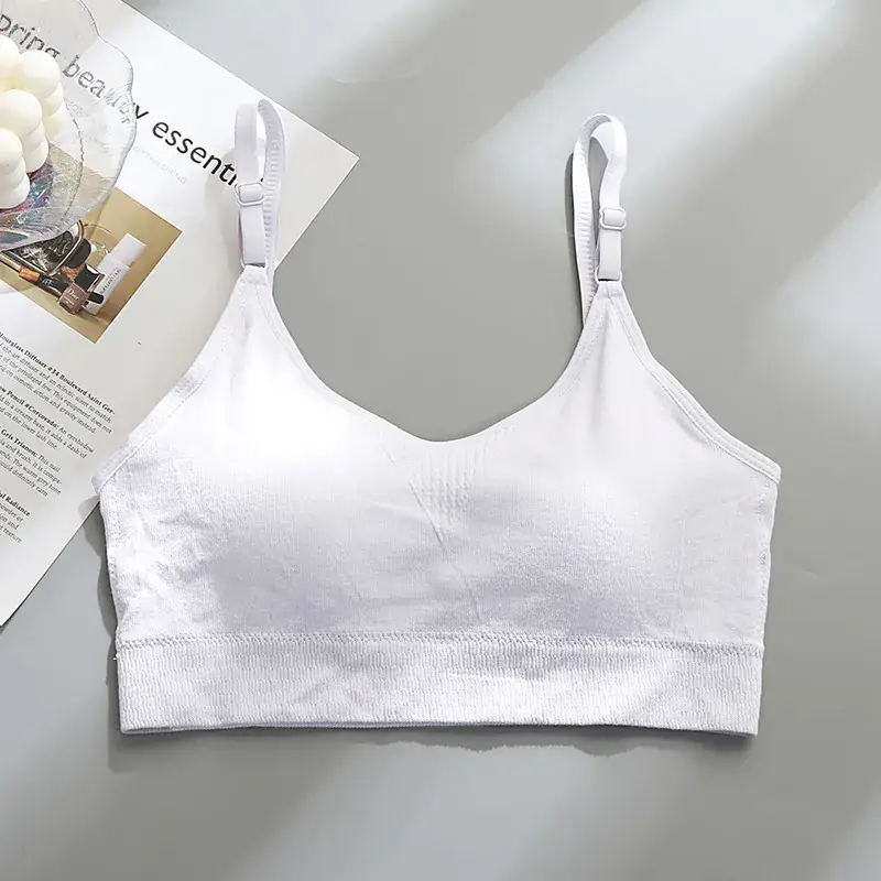 Black V-Neck Vests for Girls Underwear Summer - Image 9