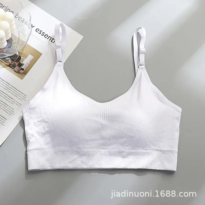 Black V-Neck Vests for Girls Underwear Summer - Image 4