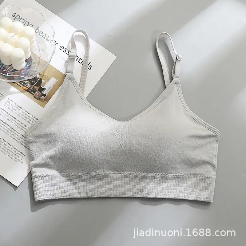 Black V-Neck Vests for Girls Underwear Summer - Image 5