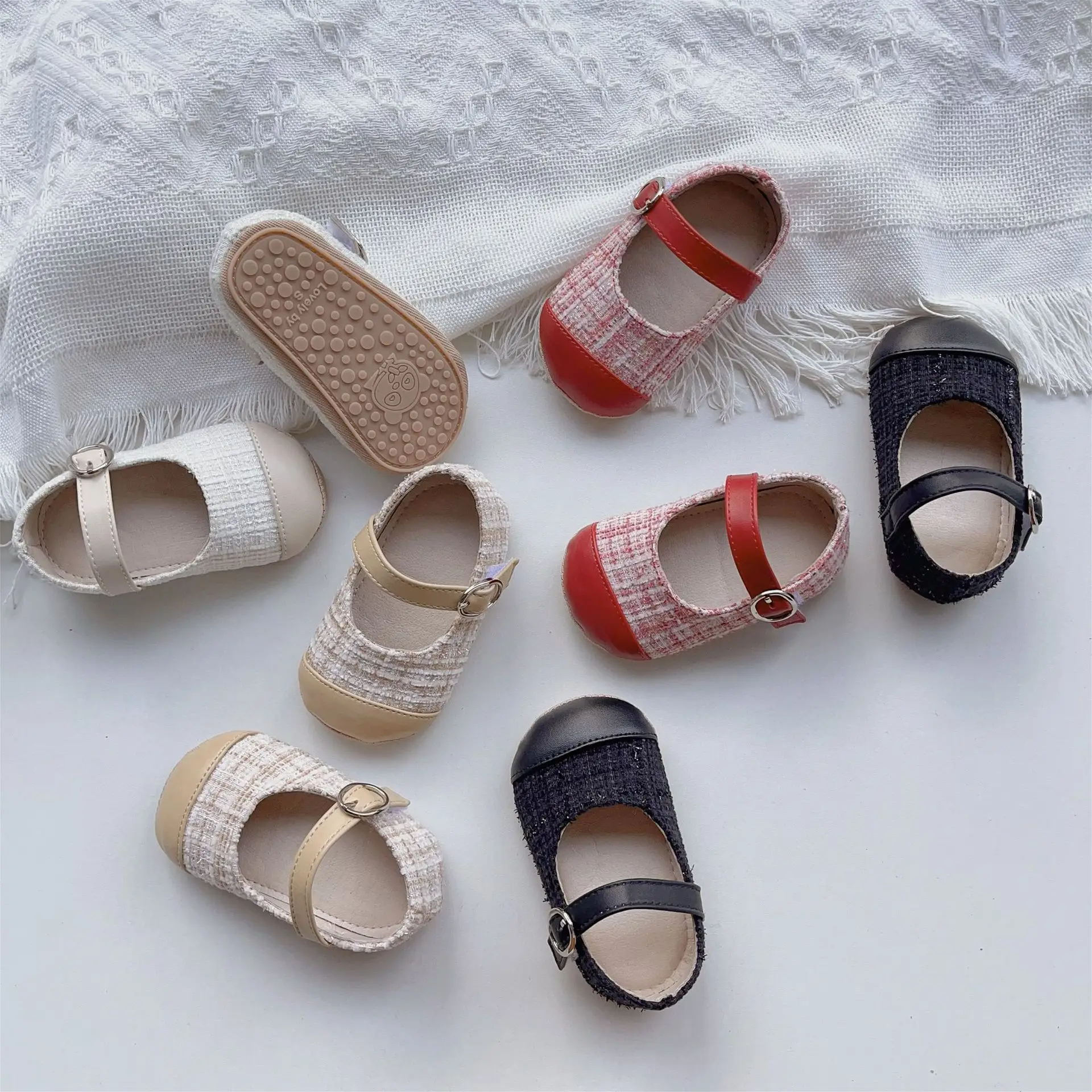 2024 New Baby Walking Shoes Cotton Non-Slip