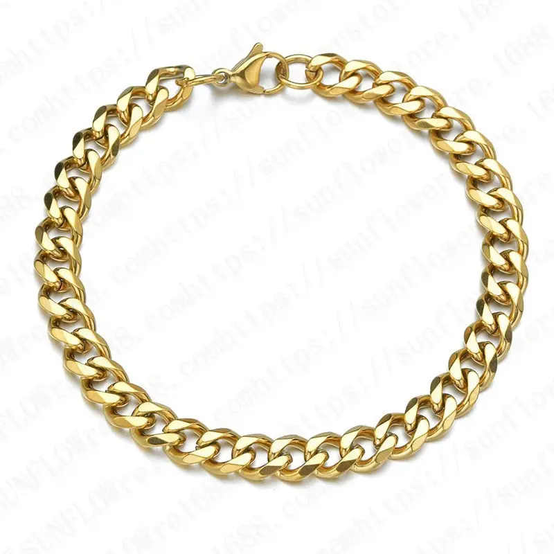 Men's Gold Chain Wristwatch with Calendar & Quartz Movement - Image 9