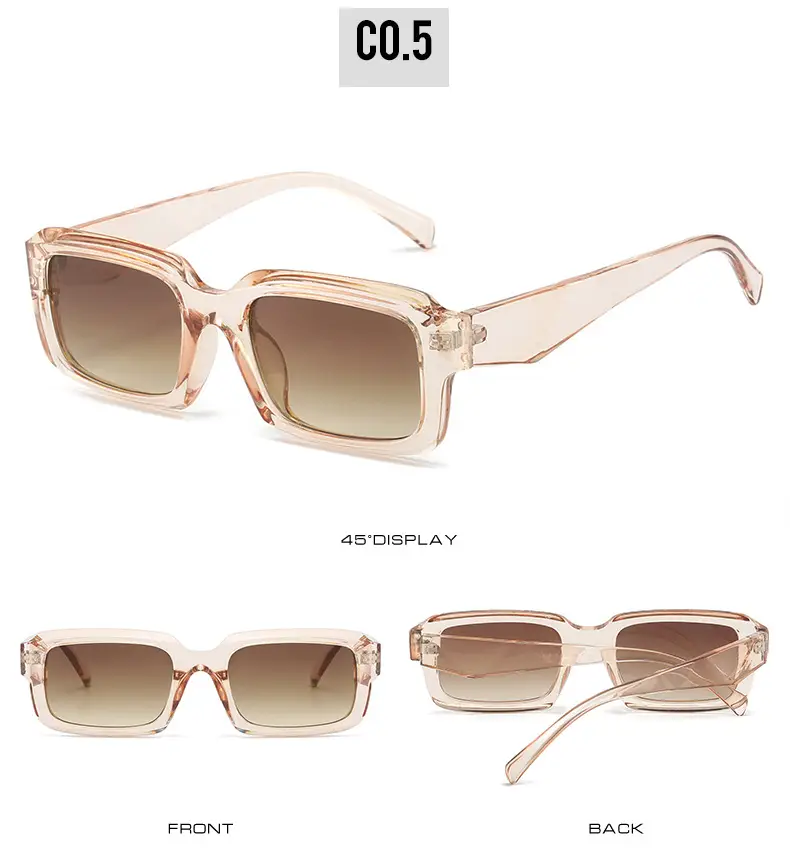 Lovery Leopard Sunglasses for Men Women Square Frame β feature 11