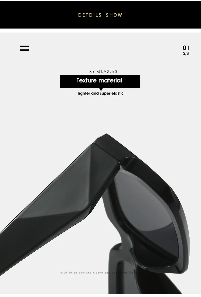 Lovery Leopard Sunglasses for Men Women Square Frame β feature 15