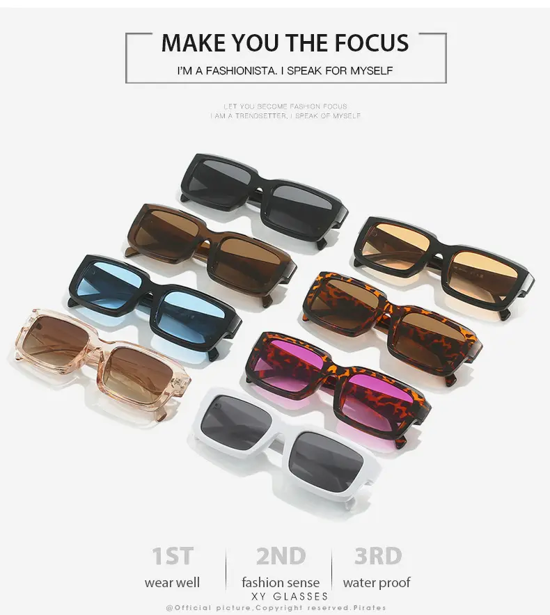 Lovery Leopard Sunglasses for Men Women Square Frame β feature 3
