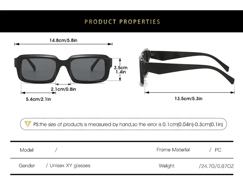 Lovery Leopard Sunglasses for Men Women Square Frame β feature 5