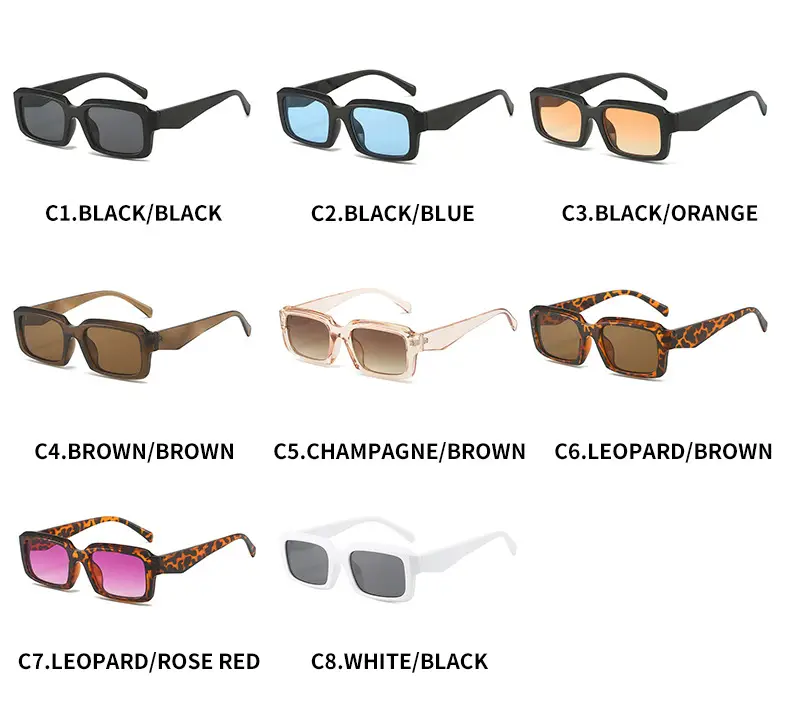 Lovery Leopard Sunglasses for Men Women Square Frame β feature 6