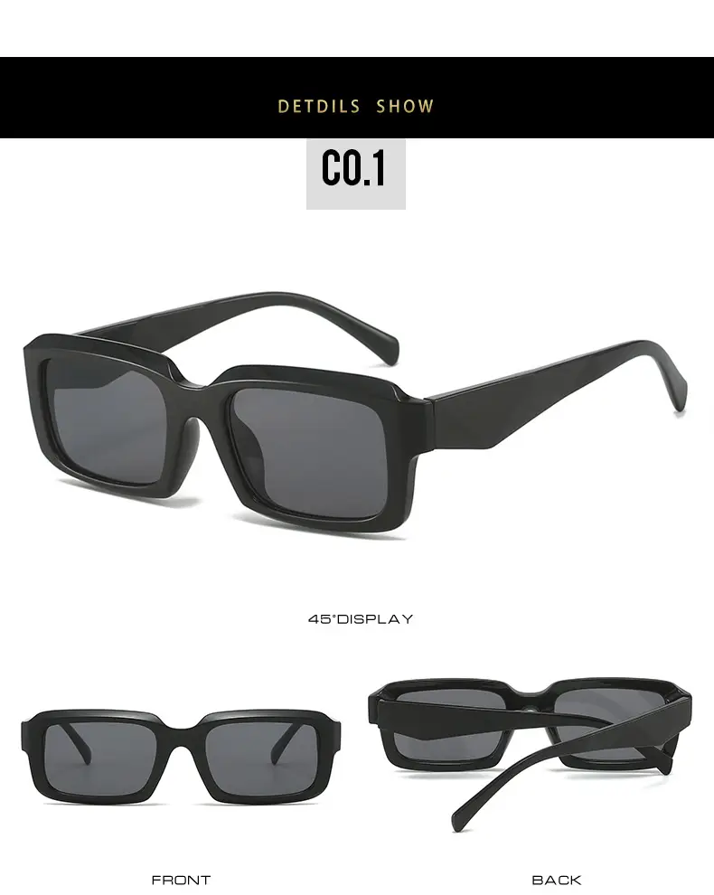 Lovery Leopard Sunglasses for Men Women Square Frame β feature 7