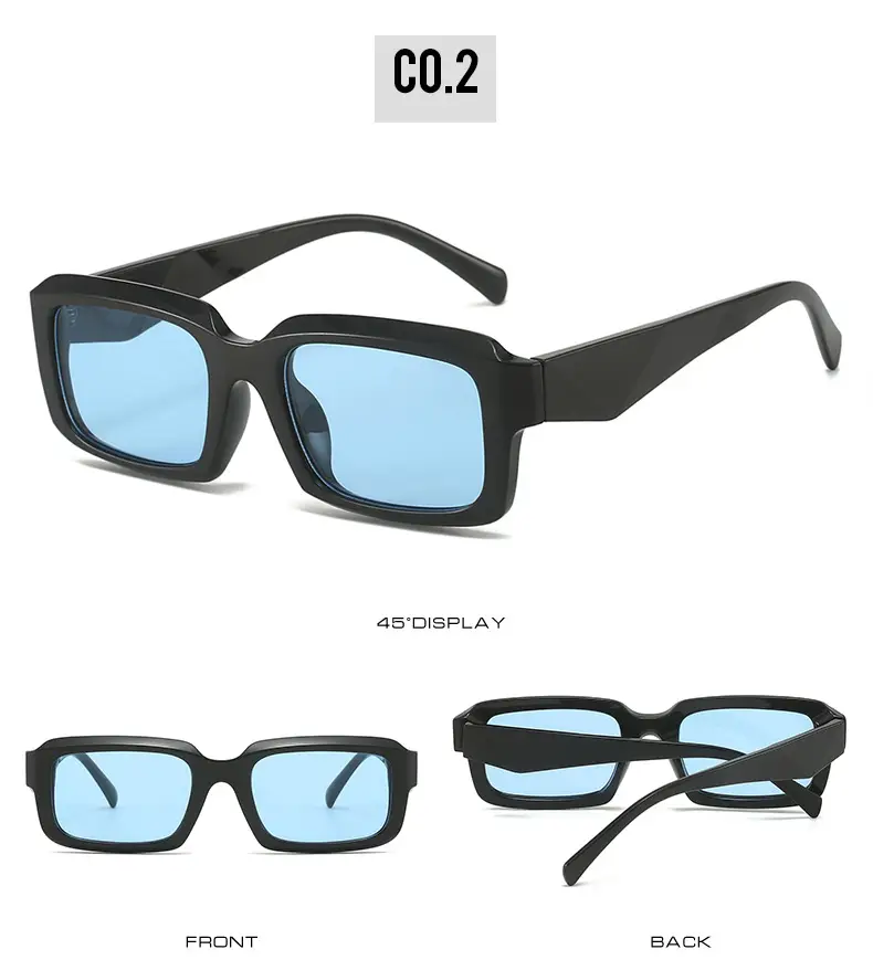 Lovery Leopard Sunglasses for Men Women Square Frame β feature 8