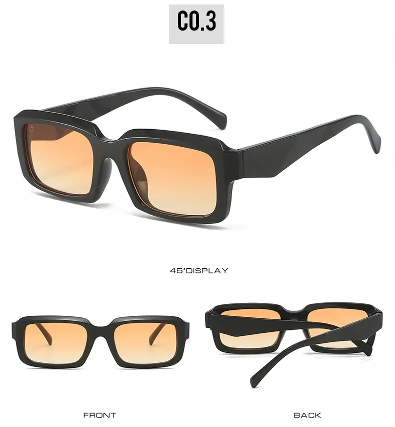 Lovery Leopard Sunglasses for Men Women Square Frame β feature 9