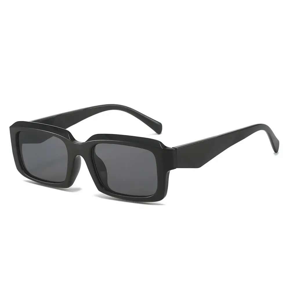 Lovery Leopard Sunglasses for Men Women Square Frame