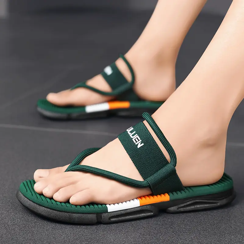 Men's Summer 2026 New Outdoor Casual Flip-Flops with Soft Soles, Dual-Wear Beach Shoes, Vietnamese Sandals - Image 7