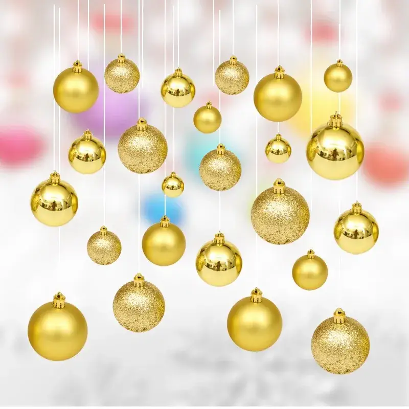 24cm Red Christmas Ball Decorative Ceiling Ball - Image 34