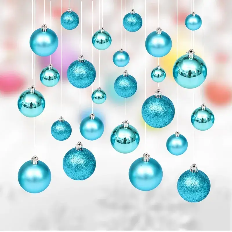 24cm Red Christmas Ball Decorative Ceiling Ball - Image 35