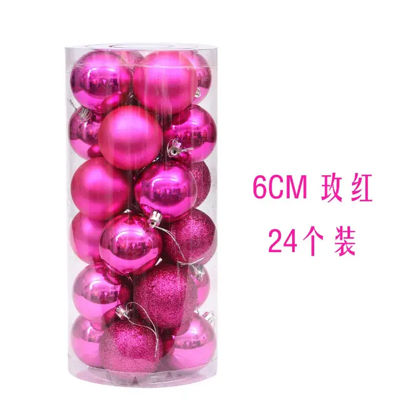 24cm Red Christmas Ball Decorative Ceiling Ball - Image 15