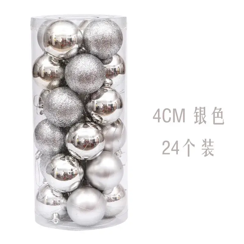24cm Red Christmas Ball Decorative Ceiling Ball - Image 4