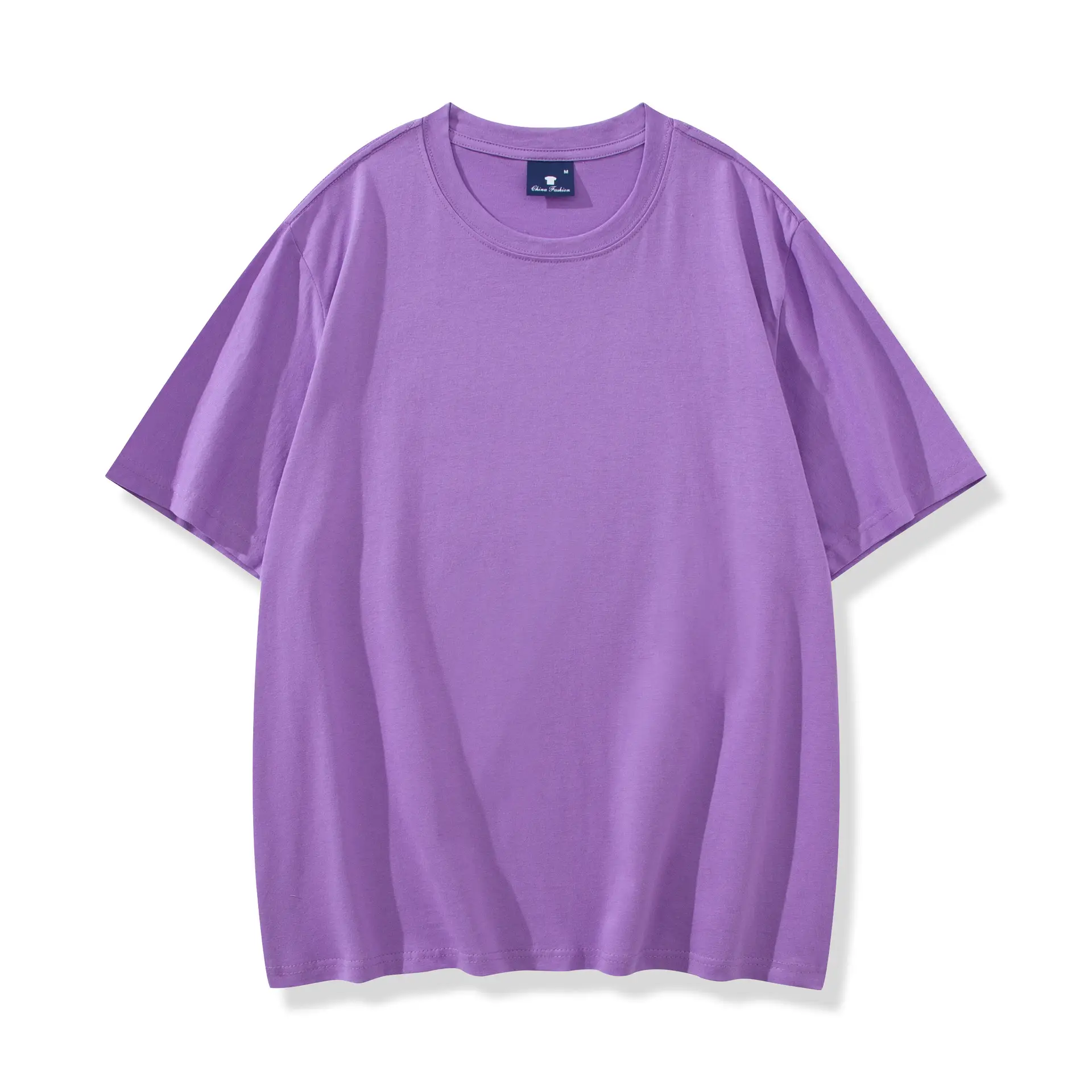Black Cotton T-Shirt European Size 190g