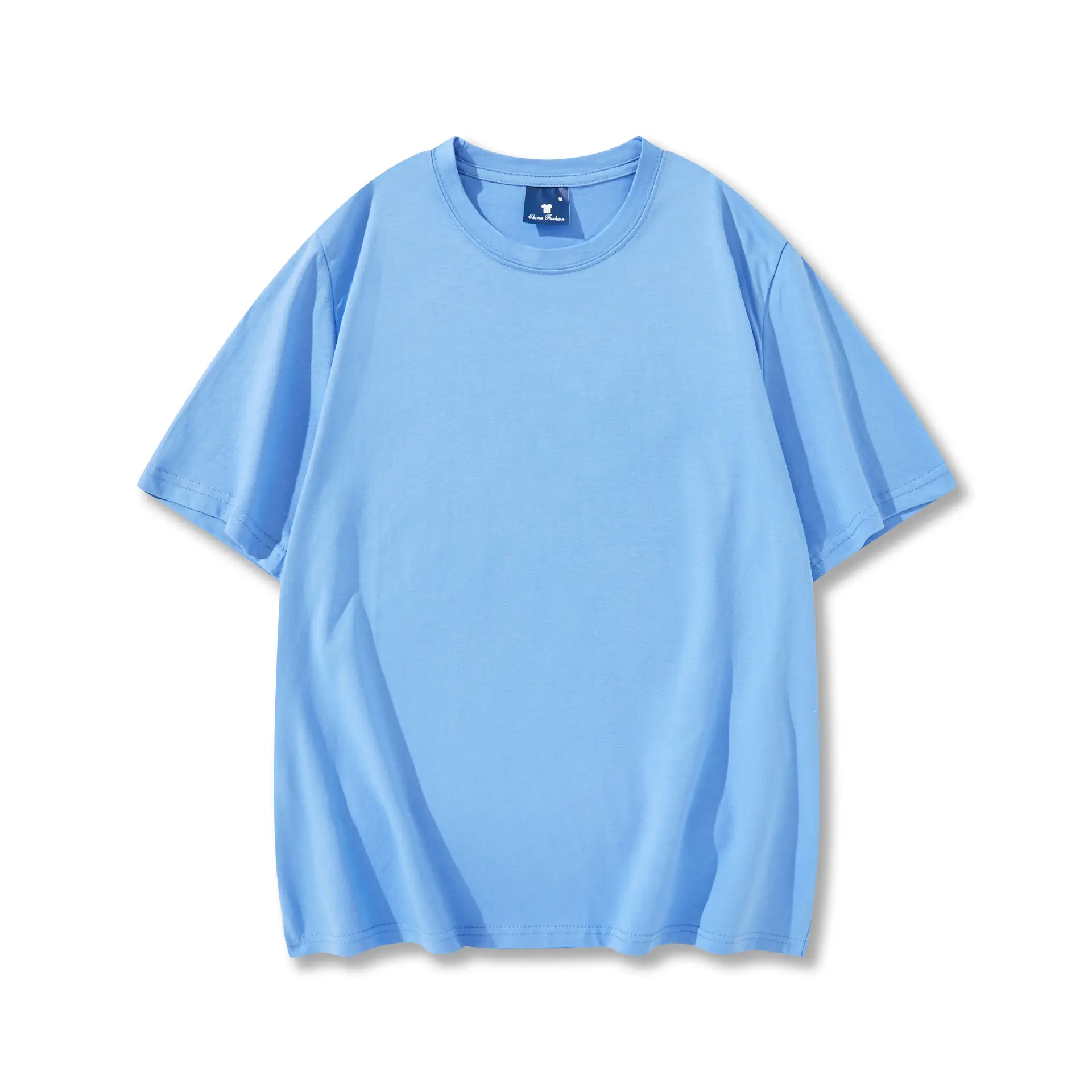 Black Cotton T-Shirt European Size 190g