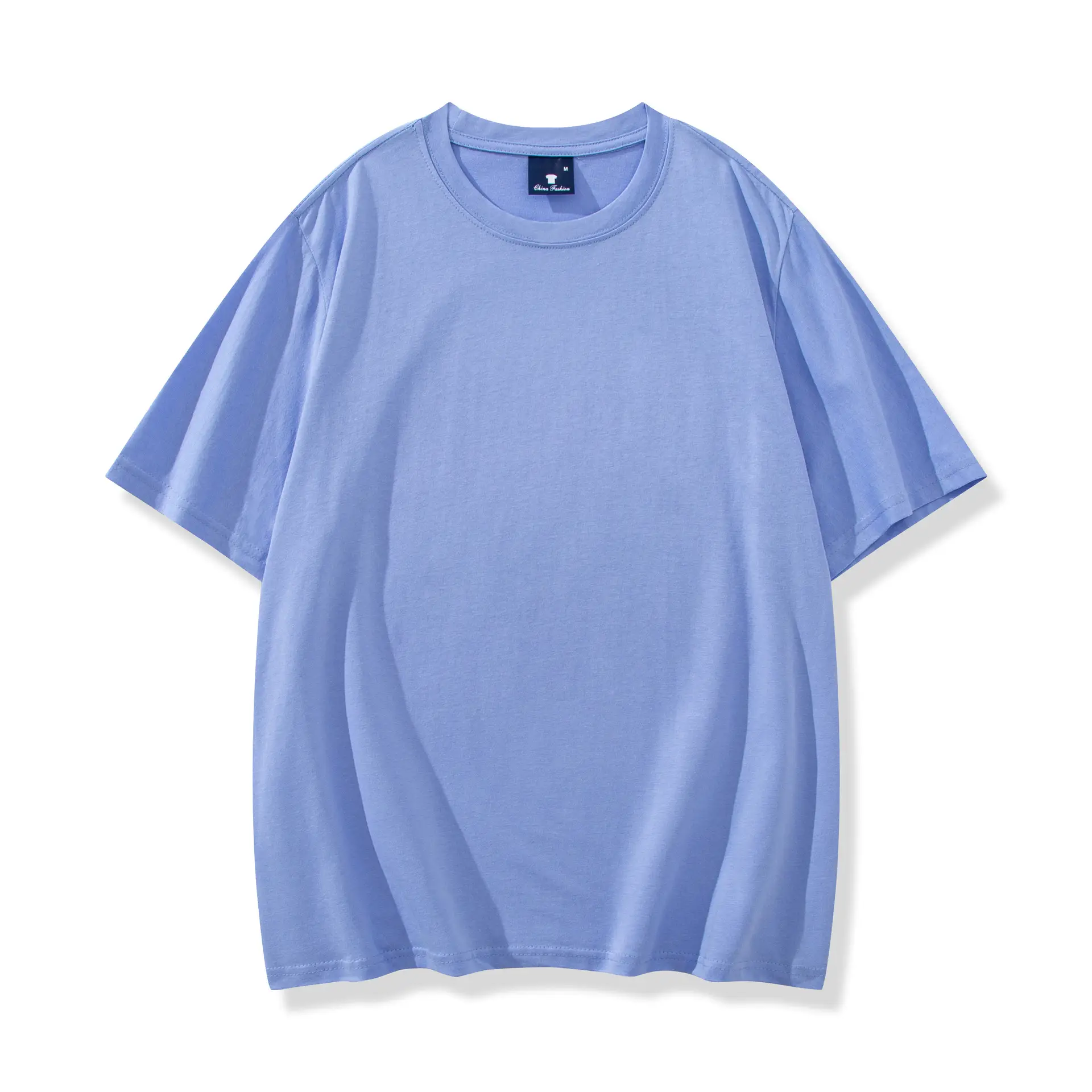 Black Cotton T-Shirt European Size 190g