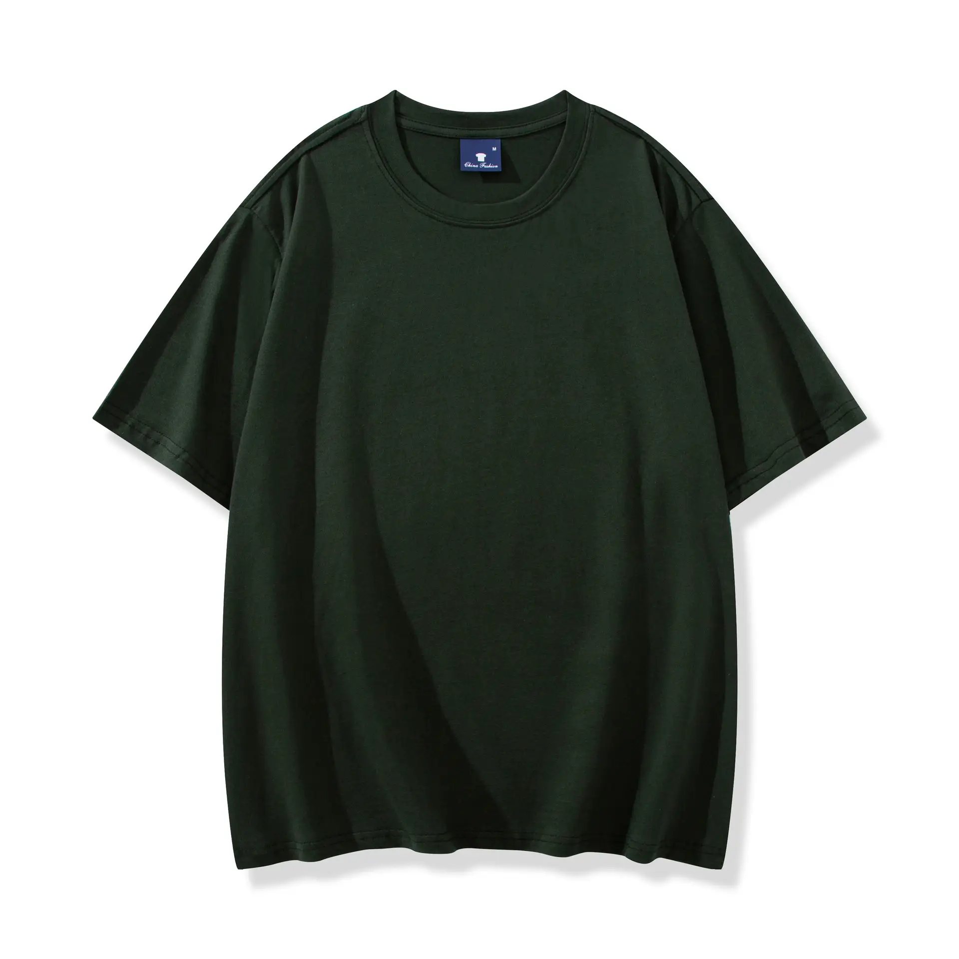 Black Cotton T-Shirt European Size 190g