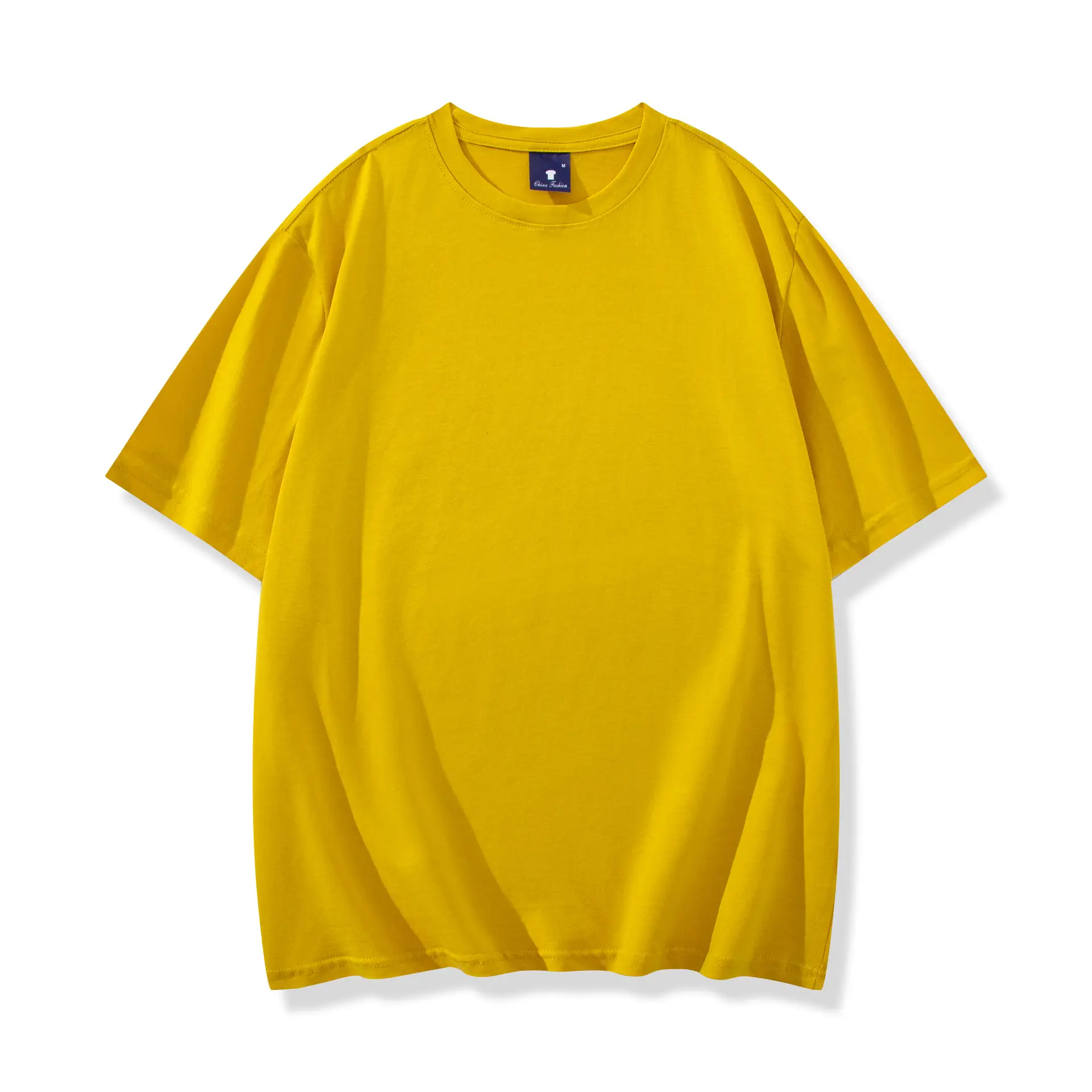Black Cotton T-Shirt European Size 190g