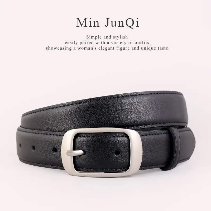 2025 Women Genuine Leather Belt Korean Style Jeans Belt - Image 7