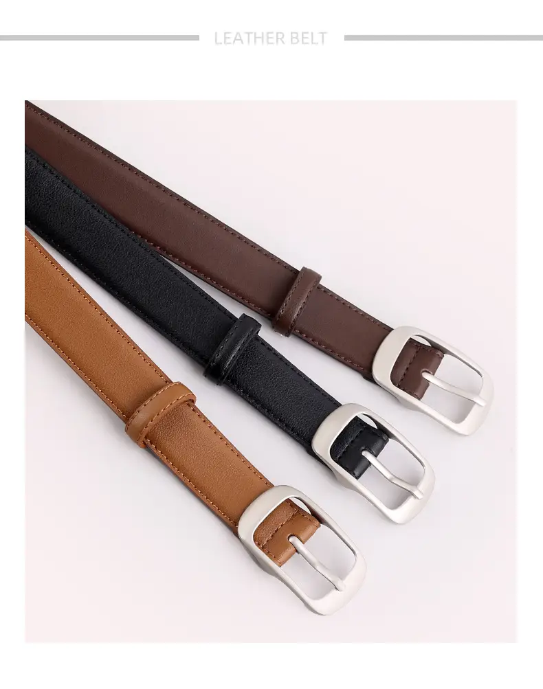 2025 Women Genuine Leather Belt Korean Style Jeans Belt — feature 24