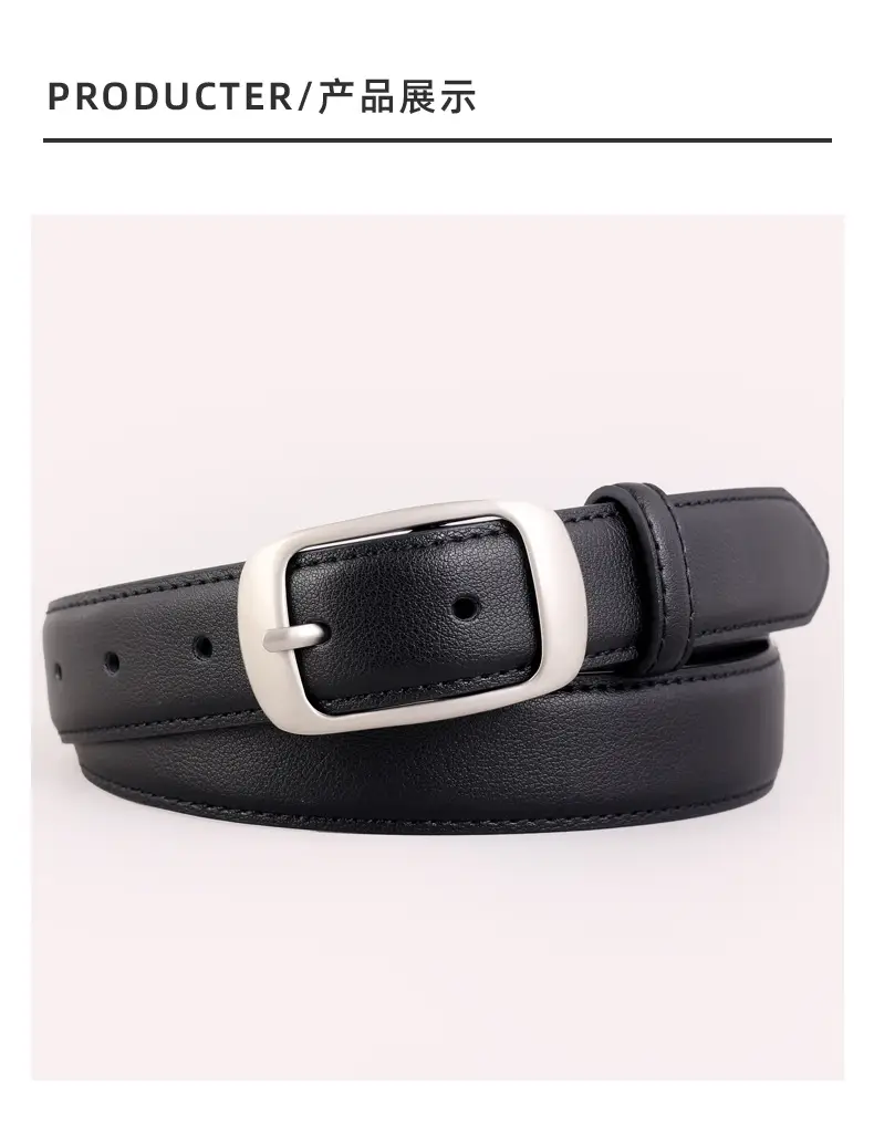 2025 Women Genuine Leather Belt Korean Style Jeans Belt — feature 36