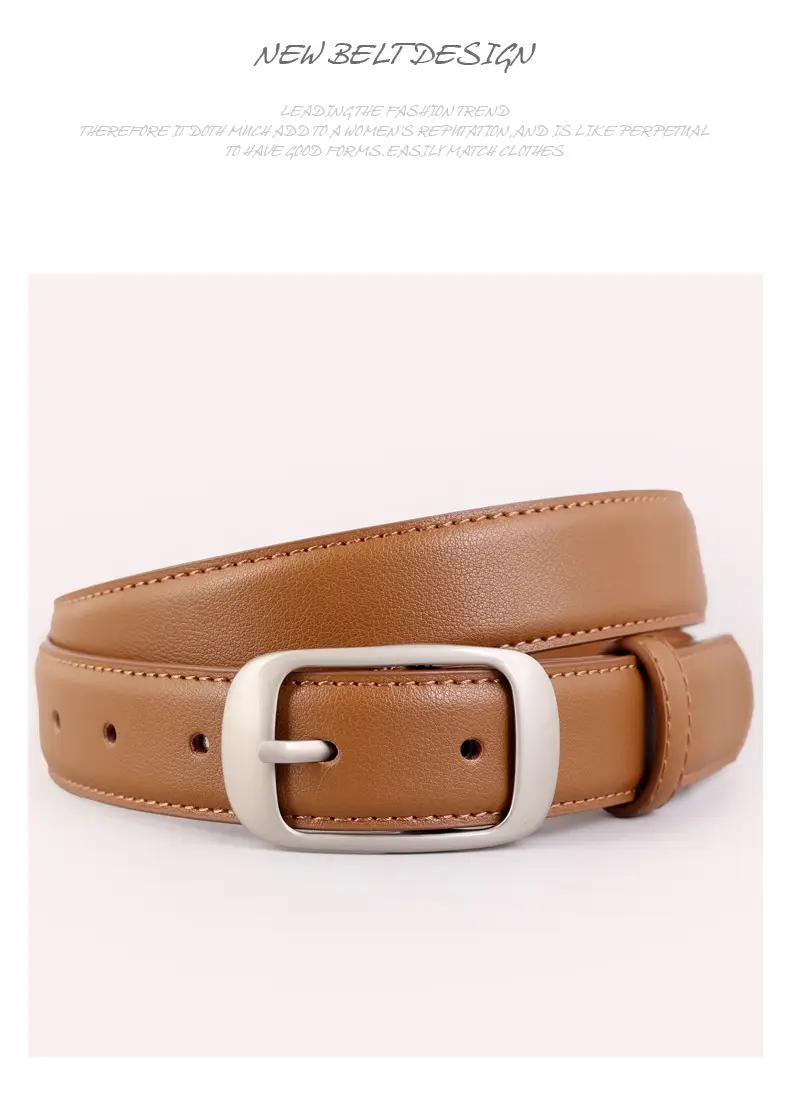 2025 Women Genuine Leather Belt Korean Style Jeans Belt — feature 40