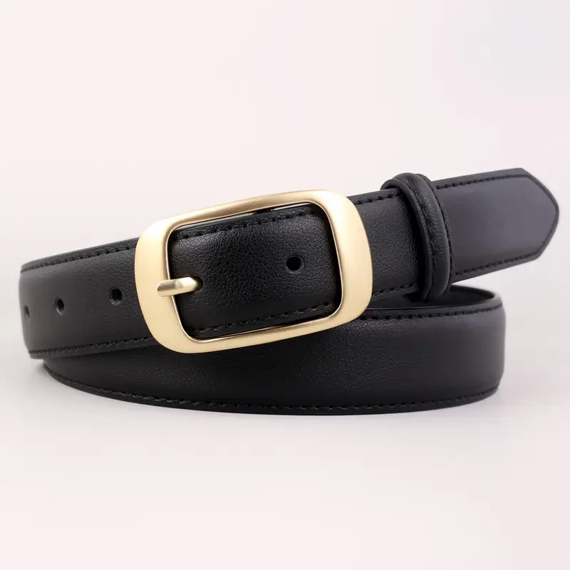2025 Women Genuine Leather Belt Korean Style Jeans Belt - Image 4
