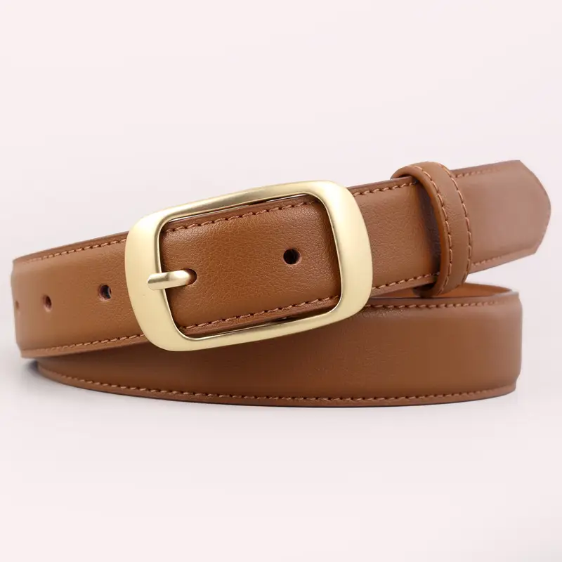 2025 Women Genuine Leather Belt Korean Style Jeans Belt - Image 5