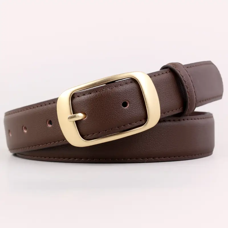 2025 Women Genuine Leather Belt Korean Style Jeans Belt - Image 6