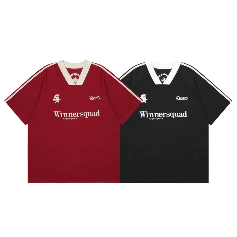 Winnersquad Red 3 Bar Short Sleeve T-Shirt — feature 3