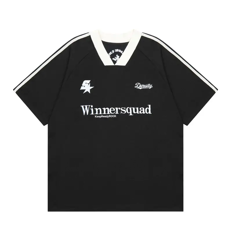 Winnersquad Red 3 Bar Short Sleeve T-Shirt — feature 4