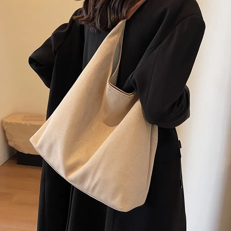 Frosted Leather Shoulder Bag Large Capacity 2023 - Image 17
