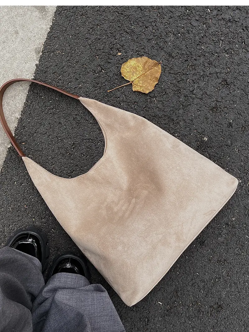 Frosted Leather Shoulder Bag Large Capacity 2023 — feature 11