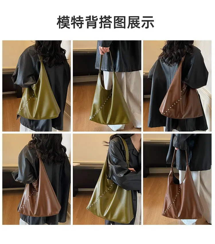 Frosted Leather Shoulder Bag Large Capacity 2023 — feature 32