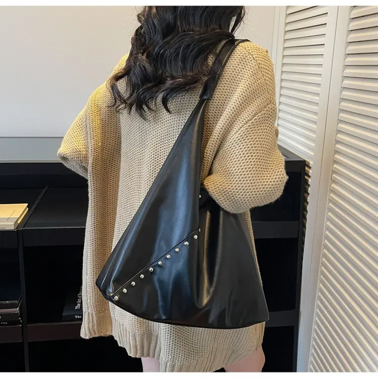Frosted Leather Shoulder Bag Large Capacity 2023 — feature 35