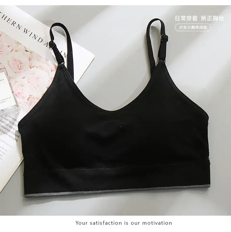 Beige Fixed Cup Tube Top Underwear for Girls — feature 20