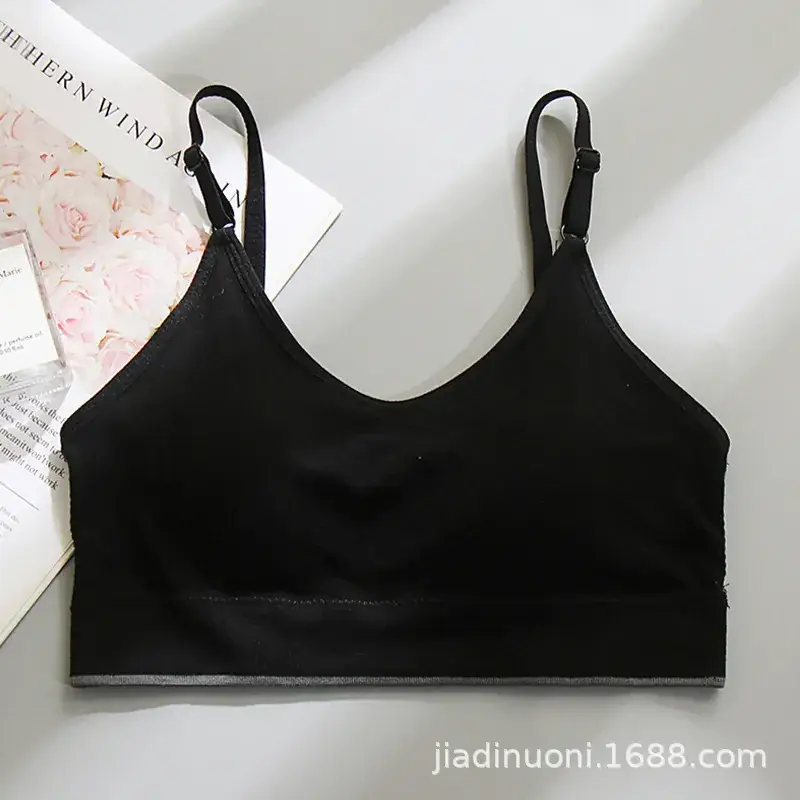 Beige Fixed Cup Tube Top Underwear for Girls - Image 3