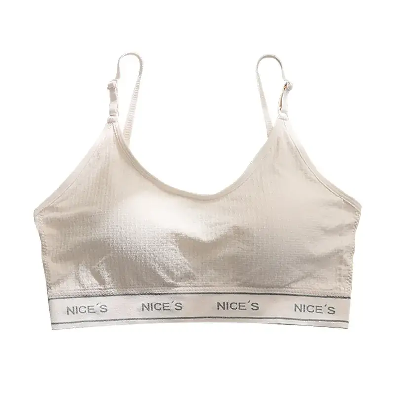 Women's Push Up V-Shape Bra Beige Adjustable Straps - Image 10