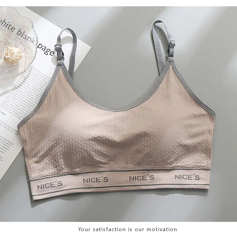 Women's Push Up V-Shape Bra Beige Adjustable Straps — feature 13