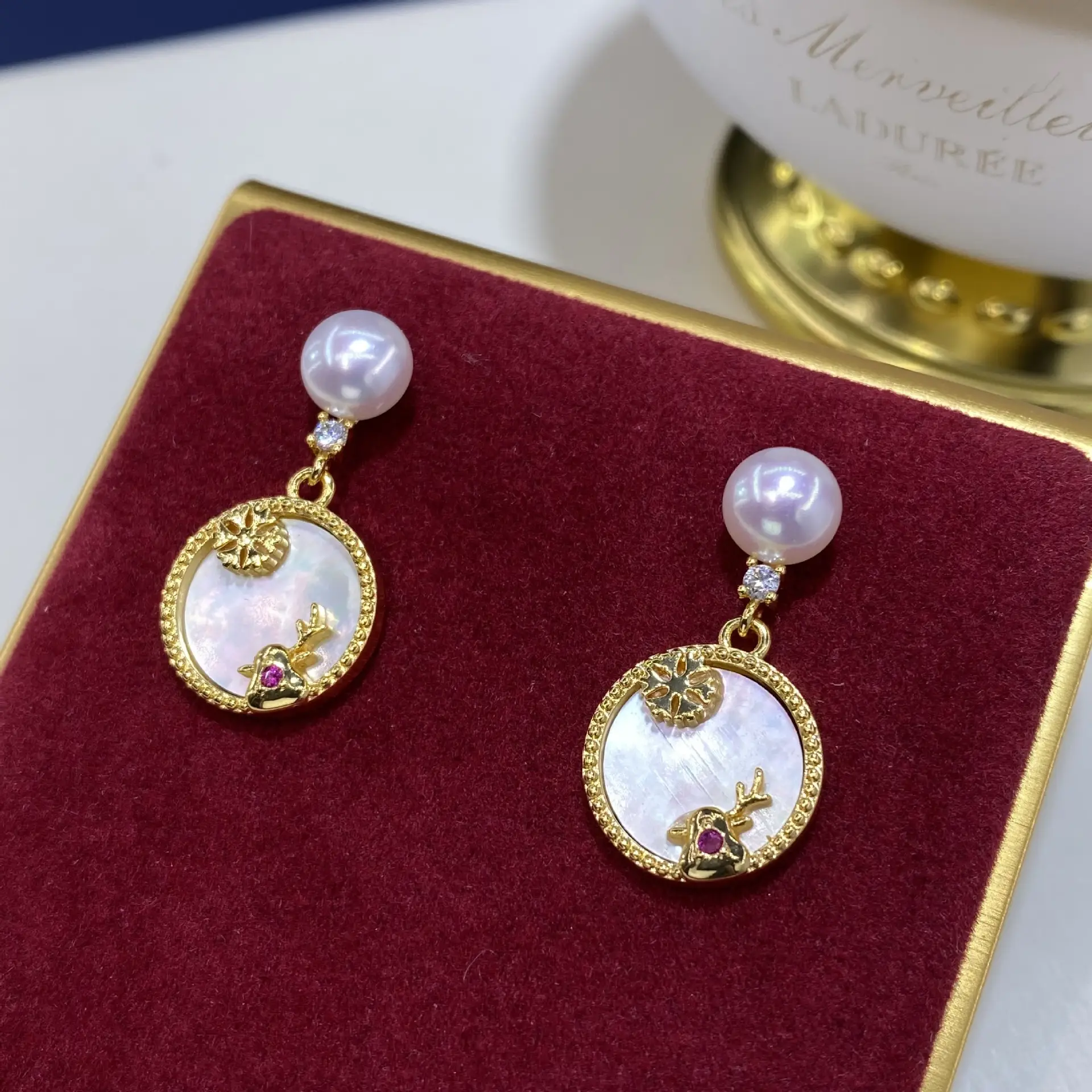 TikTok Fritillaria Snowflake Earrings for Women - Image 4