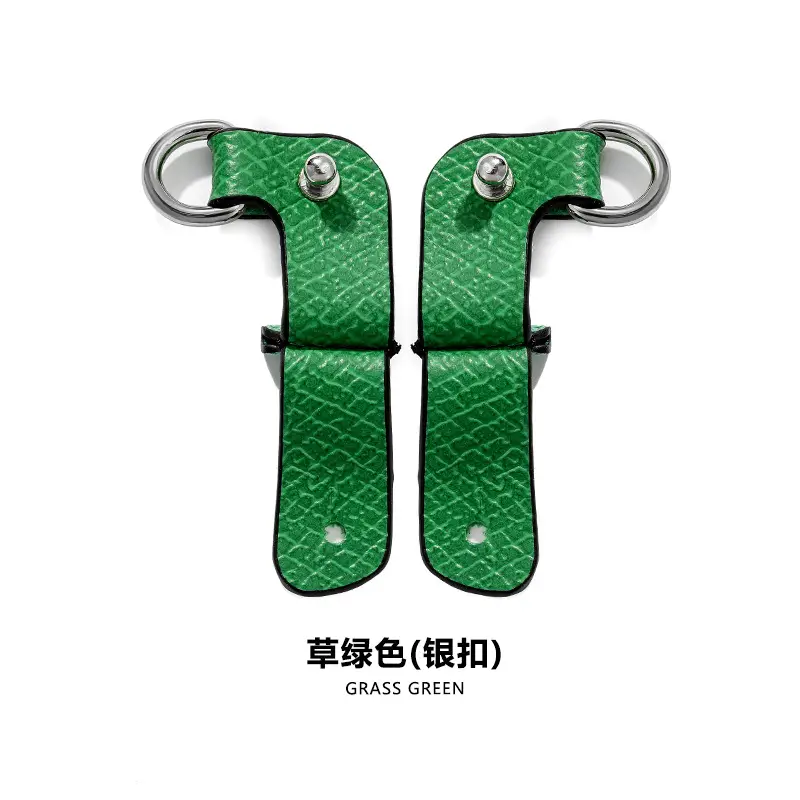Gray Leather Shoulder Strap for Mini Bag